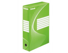Archívny box, A4, 80 mm, kartón, ESSELTE "Standard", zelený