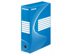 Archívny box, A4, 100 mm, kartón, ESSELTE "Standard", modrý