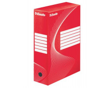 Archívny box, A4, 100 mm, kartón, ESSELTE "Standard", červený