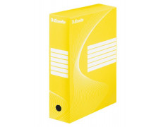 Archívny box, A4, 100 mm, kartón, ESSELTE "Standard", žltý