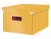 Škatuľa, veľkosť L, LEITZ "Cosy Click&Store", teplá žltá