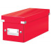 Škatuľa na CD, LEITZ "Click&Store", červená