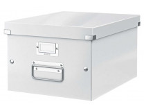 Škatuľa, rozmer A4, LEITZ "Click&Store", biela