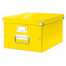 Škatuľa, rozmer A4, LEITZ "Click&Store", žltá