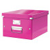 Škatuľa, rozmer, A4, LEITZ "Click&Store", ružová