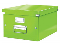 Škatuľa, rozmer A4, LEITZ "Click&Store", zelená