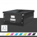 Škatuľa, rozmer A3, LEITZ "Click&Store", čierna
