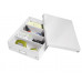 Škatuľa, organizačná, rozmer M, LEITZ "Click&Store", biela