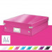 Škatuľa, organizačná, rozmer M, LEITZ "Click&Store", ružová