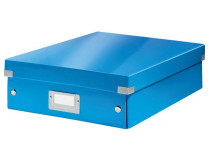 Škatuľa, organizačná, rozmer M, LEITZ "Click&Store", modrá