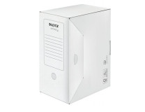 Archívny box, A4, 150 mm, recyklovaný kartón, LEITZ "Infinity", biely