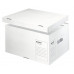 Archívny kontajner, veľkosť L, recyklovaný kartón, LEITZ "Infinity", biely