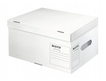 Archívny kontajner, recyklovaný kartón, LEITZ "Infinity", biely