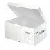 Archívny kontajner, recyklovaný kartón, LEITZ "Infinity", biely