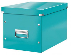 Škatuľa, rozmer L, LEITZ "Click&Store", ľadovo modrá