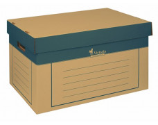 Archívny kontajner, 320x460x270 mm, kartónový, VICTORIA, prírodný