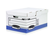 Archívny kontajner s padacím vekom, "BANKERS BOX®  SYSTEM BY FELLOWES® ", modrý