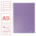 Špirálový zošit, A5, linajkový, 80 listov, ESSELTE  "Colour`Breeze", levanduľový