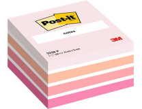 Samolepiaci bloček, 76x76 mm, 450 listov, 3M POSTIT, aquarell pink
