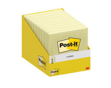 Samolepiaci poznámkový blok, "Z", 76x76 mm, 100 listov, 3M POSTIT, žltá