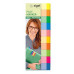Záložky, papierové, 10x50 záložiek, 15x50 mm, SIGEL "Multicolor", mix farieb