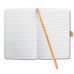 Zápisník, exkluzívny, 135x203 mm, linajkový, 87 listov, tvrdá obálka, SIGEL "Jolie" Bloom Orange