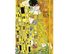 Skicovací zošit, bodkovaný, A5, 80 listov, tvrdá obálka, SHKOLYARYK, "Klimt&Van Gogh", mix