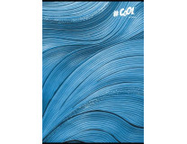 Zošit, A4, štvorčekový, 80 listov, COOL BY VICTORIA, "Blue moments"