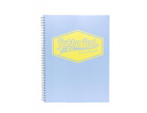 Špirálový zošit, A4, linajkový, 100 strán, PUKKA PAD "Pastel Jotta Pad", rôzne farby