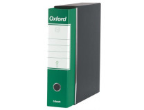 Pákový šanón s obalom, 80 mm, A4, karton, ESSELTE "Oxford", zelená