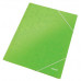 Doska s gumičkou, 15 mm, kartón, A4, lakový lesk, LEITZ "Wow", zelená