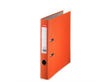 Pákový šanón, 50 mm, A4, PP/kartón, ochranné spodné kovanie, ESSELTE "Economy", oranžový