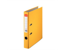 Pákový šanón, 50 mm, A4, PP/kartón, ochranné spodné kovanie, ESSELTE "Economy", žltý