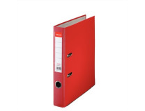 Pákový šanón, 50 mm, A4, PP/kartón, ochranné spodné kovanie, ESSELTE "Economy", červený