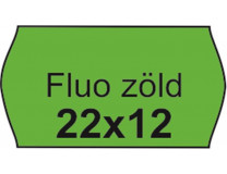 Cenové etikety, 22x12, FLUO zelená
