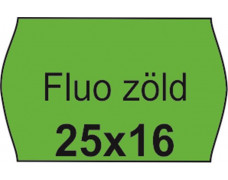 Cenové etikety, 25x16, FLUO zelená