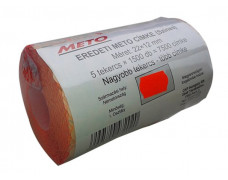 Cenové etikety, 22x12 mm, METO, červená