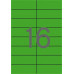 Etikety, 105x37 mm, farebné, APLI, zelené, 1600 etikiet/bal
