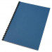 Zadný obal, A4, 250 g, koženkový vzor, GBC "LeatherGrain", modrá