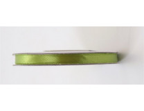 Saténová stuha, 6 mm, limetková zelená
