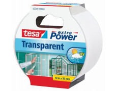 Lepiaca páska, opravná, 50 mm x 10 m, TESA, "Extra Power Transparent", priehľadná