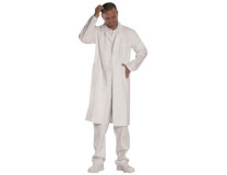 Plášť, pánsky, dlhý rukáv, 100% bavlna, veľkosť: 44, biely