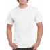 Tričko, pánske, okrúhly výstrih 100% bavlna, veľkosť M "Gildan", biele