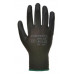 Precízne montážne rukavice, veľkosť 7, čierne