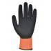 Ochranné rukavice, HPPE, odolné voči prerezaniu, L, "Cut 5", oranžová