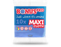 Čistiaca utierka, univerzálna, 10 ks, BONUS "Professional Maxi", modrá