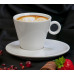 Cappuccino šálka + podšálka, 220 ml, biela, "CoffeeTime"