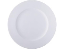 Plytký tanier, biely, 24 cm, 6 ks sada "Economic"