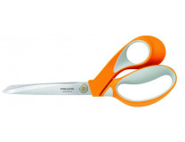 Nožnice, univerzálne, 23 cm, FISKARS "RazorEdge Softgrip", oranžové