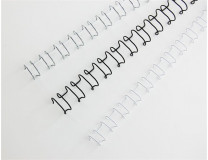 Hrebeň, kovový, 2:1, 14 mm, 130 listov, GBC "MultiBind 21", biely